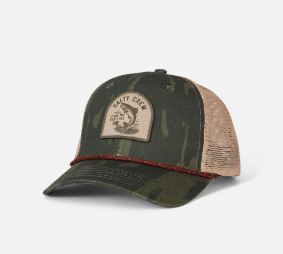 Salty Crew Fishing Club Trucker Hat